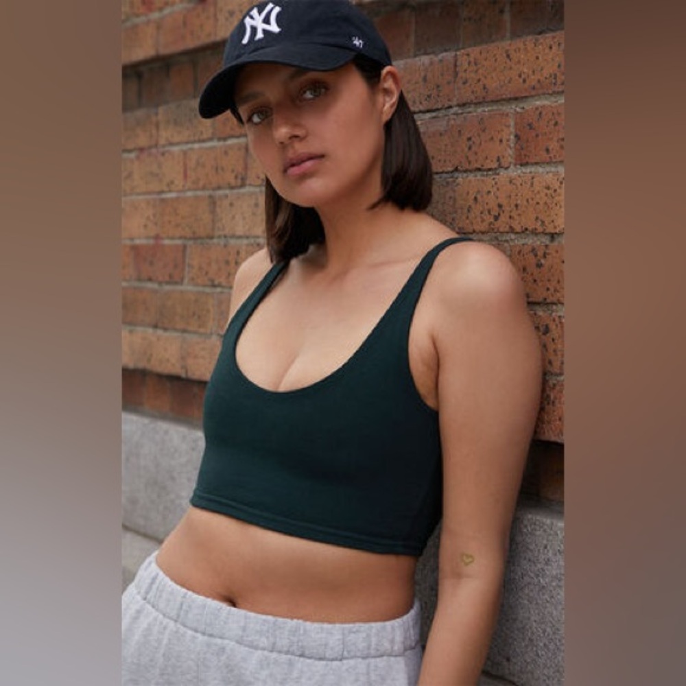 John Galt Green Lydia Tank Top